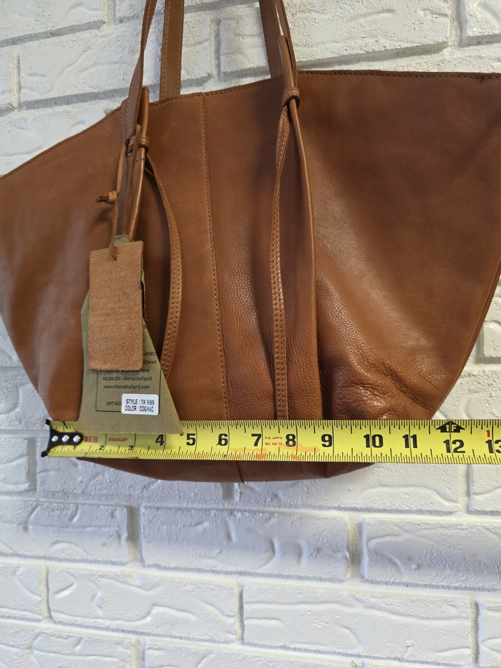 Vilenca Holland Genuine Leather Tote NWT - Picture 11 of 13